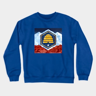 Utah State Flag Crewneck Sweatshirt